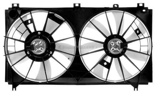 Brand new radiator or condenser cooling fan assembly fits lexus is250