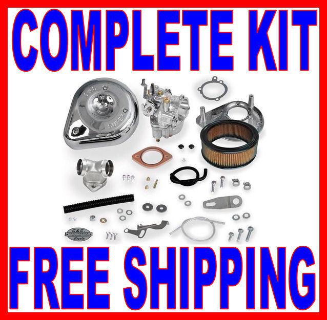 S&s super g carb carburetor kit 1993-1999 harley evo evolution big twin 11-0434