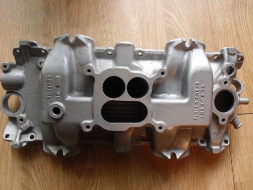 Gm chevy #3844463 409ci 400hp aluminum intake, dated: 11.18.1965 reconditioned