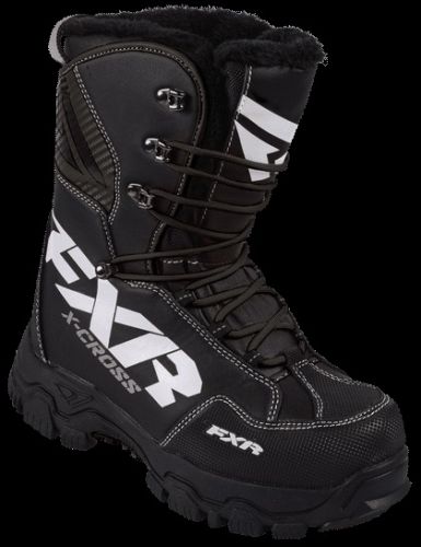 2016 fxr x-cross mens womens warm black snow boots - 6.5 - 7- 10 -11 - 12 -new