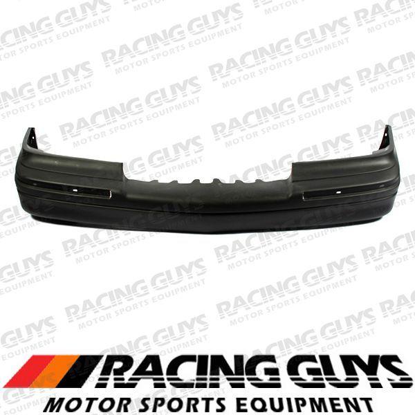 91-94 lincoln town car front bumper cover matte black facial plastic fo1000139