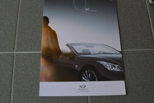 New 2014 infiniti  q60 convertible brochure