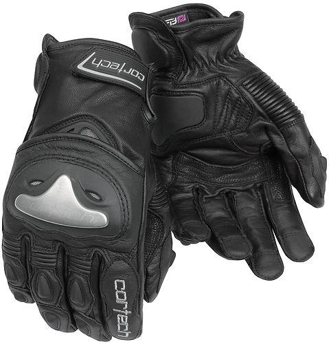 New cortech vice-2.0 goatskin leather gloves, black, xl