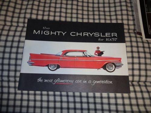 1957 chrysler full line brochure original sales brochure nos