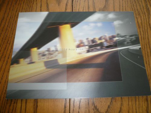 2004 acura tsx large sales brochure