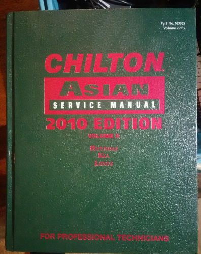 Chilton asian service manual hyundai kia lexus 2010  2 0f 5 new 163765