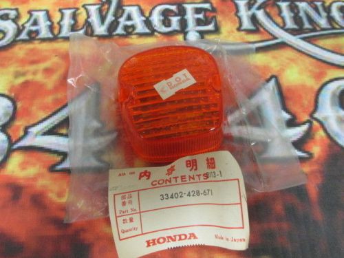 X42 new oem genuine honda ch150 ch80 lt front turn signal 85-07 33452-ge1-671