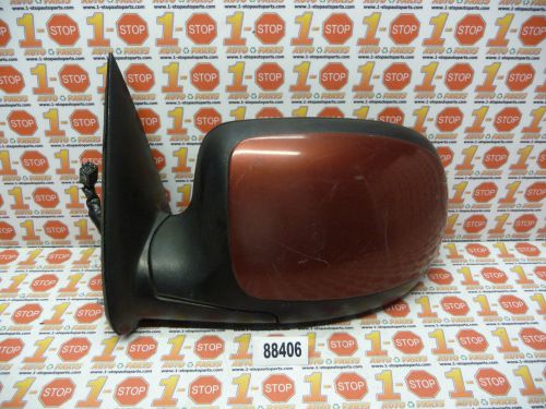 00 01 02 gmc yukon driver/left side view power heated door mirror oem