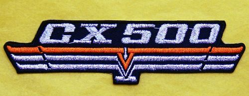 Honda cx 500 motorcycle  embroidered  iron on patch  4 1/4&#034; w x 1 1/8&#034; h