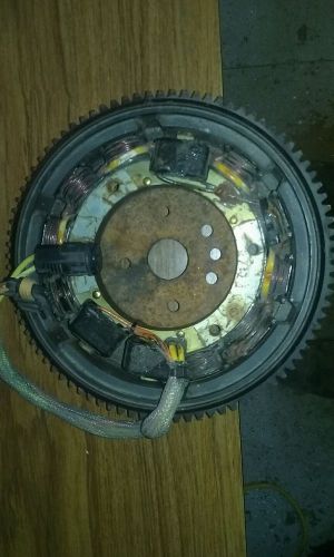 Omc part # 584843 flywheel 95 to 06 90-100-105 and 115hp&#039;s used and stator