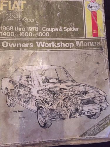 1968-1978 haynes repair shop manual - fiat 124 sport 1400/1600/1800 - #094