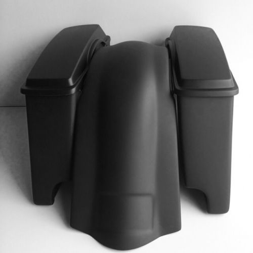 Harley davidson extended stretched saddlebags fender and lids