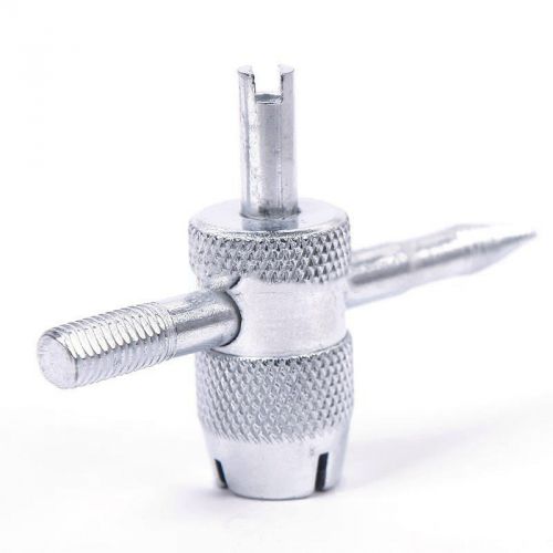 4 way tire valve stem core remover / installer tool  durable