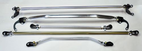 Honda civic eg acura integra 5pc strut tie c pillar tower brace bars kit