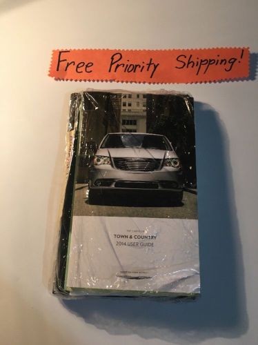 2014 chrysler town country owners manual set. # 0061 free priority shipping!