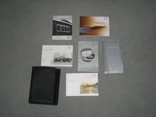 Audi 2005 a4 cabriolet owner&#039;s manuals