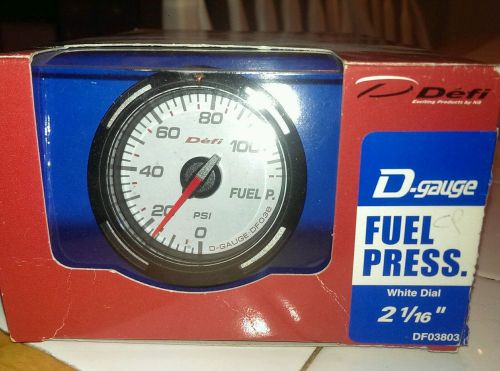Brand new defi df03803 fuel pressure gauge