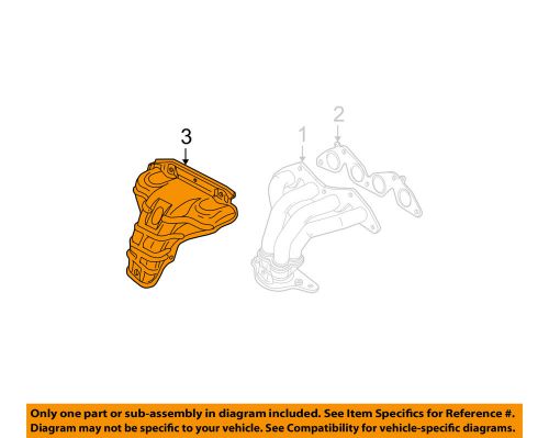 Honda oem 01-05 civic 1.7l-l4 manifold-exhaust-manifold cover 18120pld000