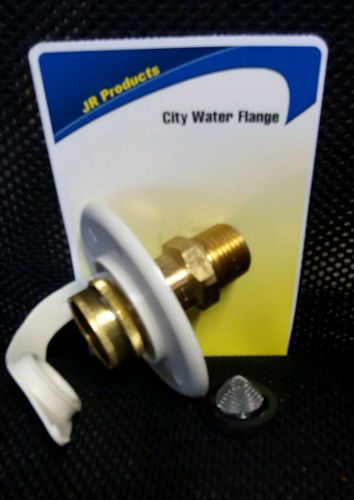 Jr products city water flange 160-85-a-16-a, colonial white