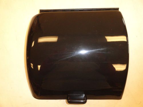 Glove box door 10 1/8&#034; x 10 3/8&#034; black marine boat