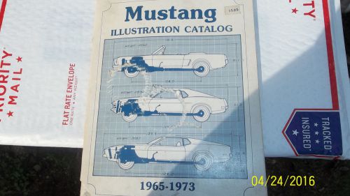 Mustang parts illustrations book,very cool!