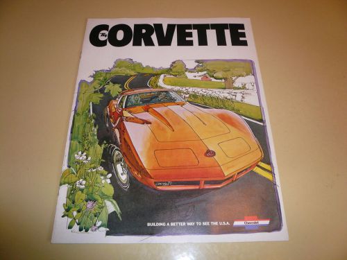 1974 chevrolet corvette sales brochure - vintage