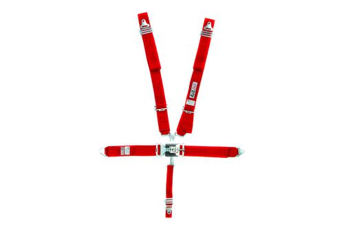 Rjs racing 50502-19-06-4  5 point safety harness seat belts red sfi 2016 wrap