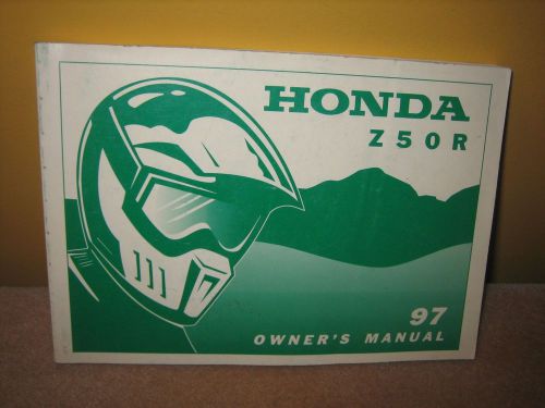 1997 honda z50r oem owners manual book service owner&#039;s z50 r 50 97