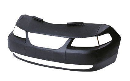 New covercraft lebra custom fit front end cover for ford mustang -vinylblack  -