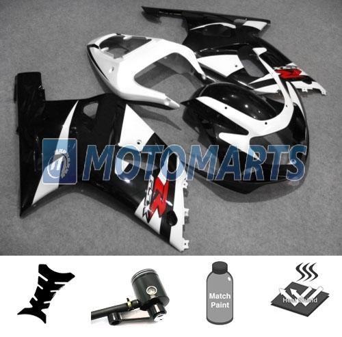 Bundle inj fairing kit w/ brake fluid pot for suzuki gsxr 600 750 k1 01 02 03 ar