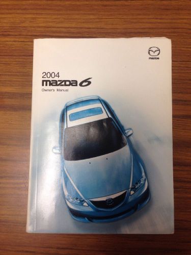 2004 mazda 6 owners manual