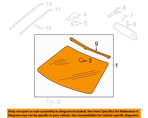 Audi oem 06-13 a3-windshield glass 8p0845099knvb