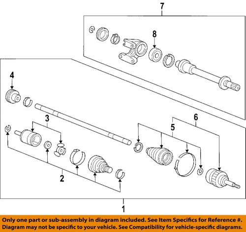 Honda oem-front damper 44351sdca61