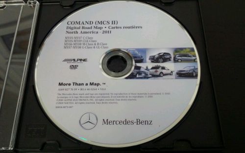 Mercedes benz c clk m rg gl navigation nav dvd rom oem s0014-0075-007 bq 6460264