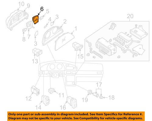 Nissan oem 2000 altima-tachometer gauge 248250z900