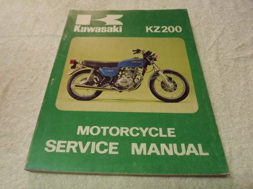 Kawasaki kz200 service manual