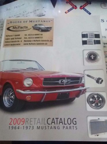 1964 - 1973 &#034;house of mustangs&#034; parts catalog