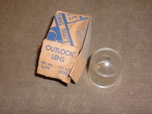 Nos 1939-41 chevrolet, pontiac glass license lamp lens