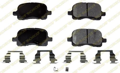 Monroe fx741 brake pad or shoe, front-monroe prosolution semi-metallic brake pad