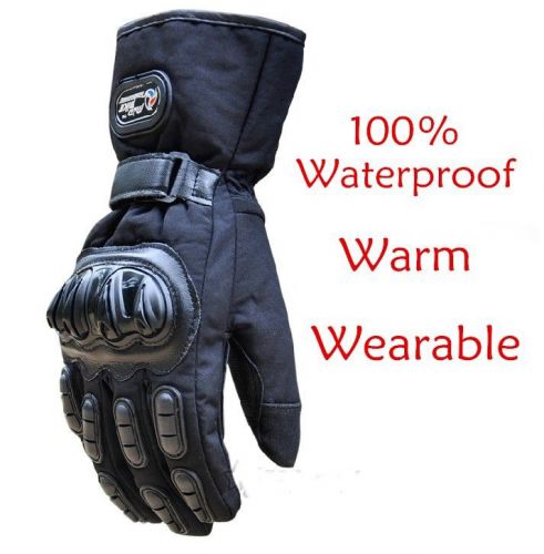 3d winter warm protective gloves 100% waterproof guantes luvas motorcycle gloves