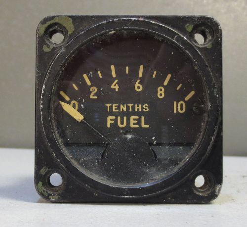 Vintage liquidometer fuel quantity ea102an aircraft indicator gauge