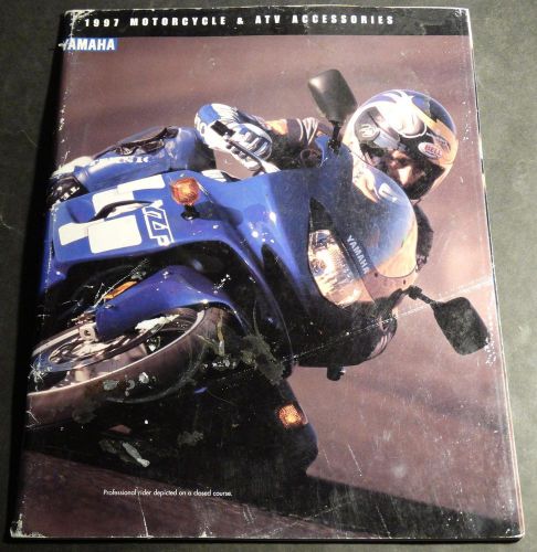 1997 yamaha motorcycle &amp; atv genuine accessories sales catalog brochure  (228)