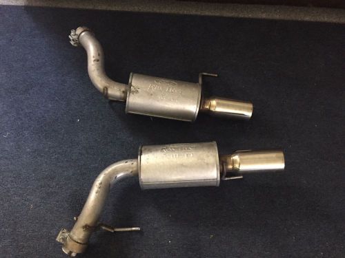 05-09 mustang gt and gt500 ford racing fr500s axle backs mufflers  m5230-s
