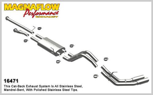 Magnaflow 16471 toyota truck tundra stainless cat-back performance exhaust