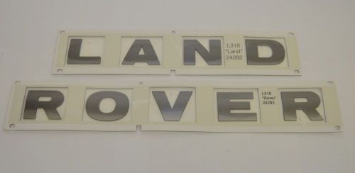 Land rover bonnet name plate / decal / letters for discovery ii 2004