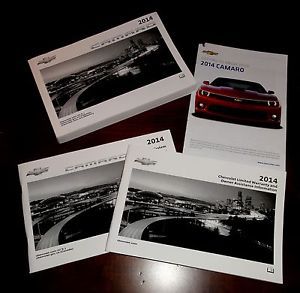 2014 camaro rs ss owner&#039;s manual &amp; booklets complete / unused