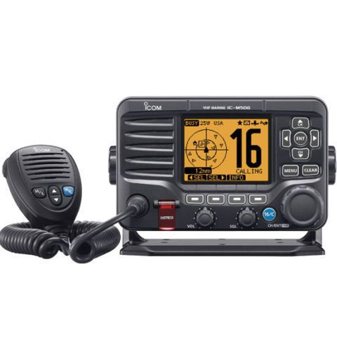 Icom ic-m506 vhf radio marine transceiver - new nmea0183