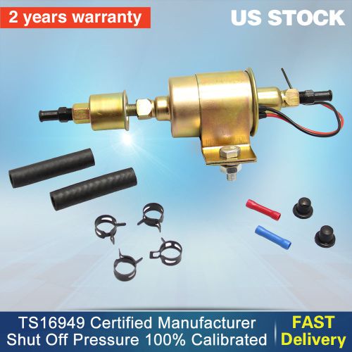 E8012s universal electric fuel pump gas diese carbureted with installation kit