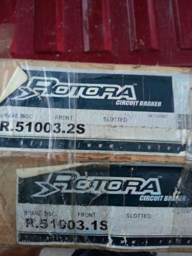 Rotora slotted front rotors 92-98 elantra 97-98 tiburon r.51003.1s/2s