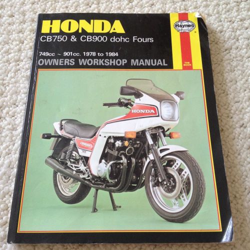 Haynes honda cb750 &amp; cb900 dohc fours repair manual (1978-1984) haym535